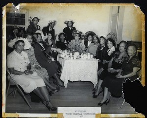 Women at the 3rd regional conference, COGIC, Galveston, 1951