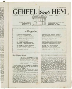 Entirely for Him, vol. 01, no. 02 (1945 October 15)