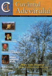 Buletinul Cultului Penticostal - Biserica lui Dumnezeu Apostolica