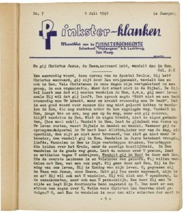 Pentecostal sounds : monthly magazine of the Pentecostal church, vol. 02 (1949), no. 07