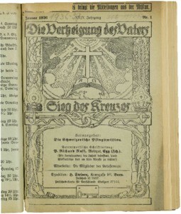Die Verheissung des Vaters und der Sieg des Kreuzes, 1936, nr. 1