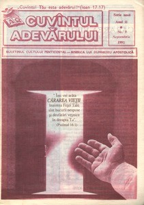 Buletinul Cultului Penticostal - Biserica lui Dumnezeu Apostolica