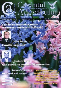 Buletinul Cultului Penticostal - Biserica lui Dumnezeu Apostolica