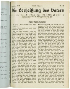 Die Verheissung des Vaters und der Sieg des Kreuzes, 1940, nr. 12