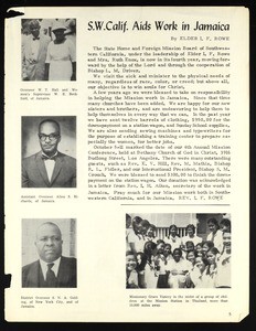 2 articles on COGIC missions (Jamaica & Liberia)