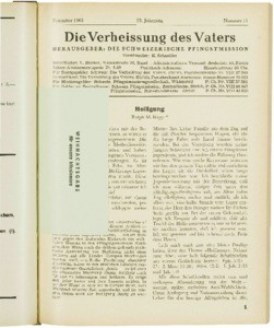 Die Verheissung des Vaters, 1962, nr. 11
