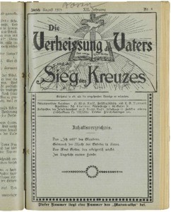 Die Verheissung des Vaters und der Sieg des Kreuzes, 1919, nr. 8
