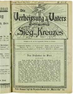 Die Verheissung des Vaters und der Sieg des Kreuzes, 1916, nrs. 11 & 12
