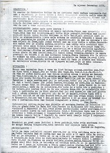 Circular letter for December 1978