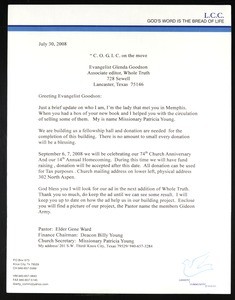 Young, letter, 2008, to Goodson