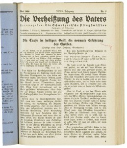 Die Verheissung des Vaters und der Sieg des Kreuzes, 1946, nr. 5