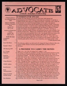 Advocate, vol. 6, no. 4 (2008 November-December)