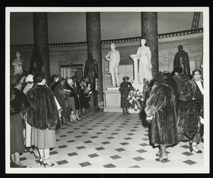 Dr. Mallory in National Statuary Hall, Washington, DC