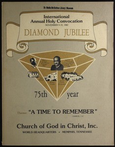 75th Annual Holy Convocation of the Church of God in Christ, Diamond Jubilee