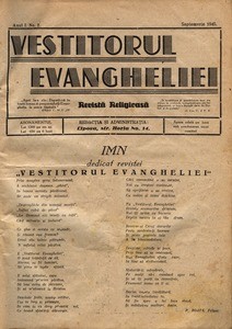 The herald of Gospel, 1945, vol, 1, no. 2 = Vestitorul Evangheliei, 1945, anul I, nr 2