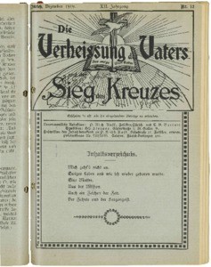 Die Verheissung des Vaters und der Sieg des Kreuzes, 1919, nr. 12