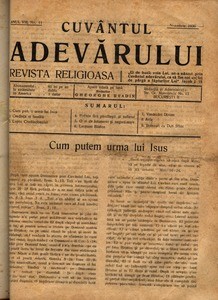 Buletinul Bisericii lui Dumnezeu Apostolice Penticostale