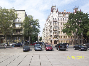 Street views of Sabinskiy Lane, Odessa, Ukraine, 2011