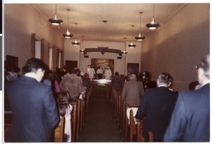 Congregation at the baptism