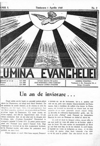 Light of the Gospel, 1945, vol, 1, no. 2 = Lumina Evangheliei, 1945, anul I, nr 2