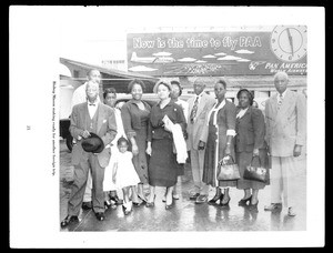 Bishop Mason making ready for another foreign trip, after 1960