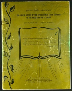 International youth congress, COGIC (29th: 1964), program