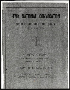 47th Annual Holy convocation of the Church of God in Christ