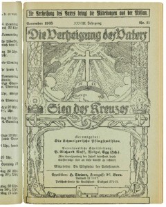 Die Verheissung des Vaters und der Sieg des Kreuzes, 1935, nr. 11