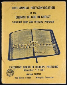 60th Annual Holy convocation of the Church of God in Christ