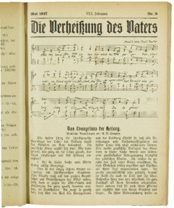 Die Verheissung des Vaters und der Sieg des Kreuzes, 1937, nr. 5