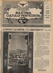 Buletinul Cultului Penticostal - Biserica lui Dumnezeu Apostolica