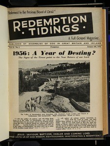 Redemption tidings, vol. 32, nos. 1-50, 6 Jan. - 28 Dec. 1956