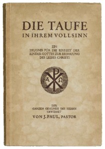 Baptism and its full meaning