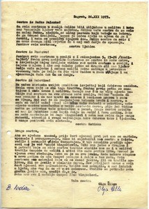 Circular letter for December 1973