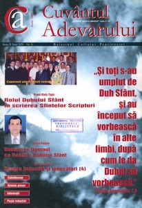 Buletinul Cultului Penticostal - Biserica lui Dumnezeu Apostolica