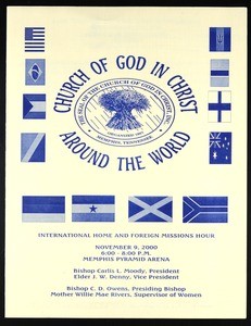 International Home and Foreign Missions Hour, program, 2000