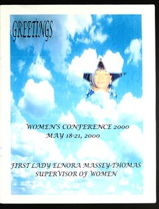 Women's conference program, COGIC, 2000