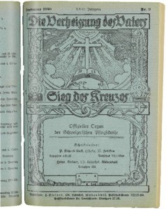 Die Verheissung des Vaters und der Sieg des Kreuzes, 1930, nr. 9