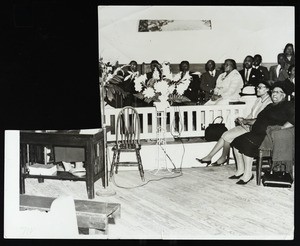 Group of people at a COGIC meeting, Texas