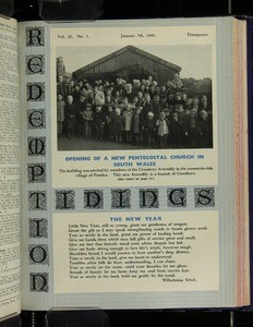 Redemption tidings, vol. 25, nos. 1-26, 7 Jan. - 23 Dec. 1949