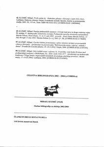 Osobna bibliografija Mihaela Kuzmiča; 2002. - 2004