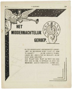 Het middernachtelijk geroep : orgaan van de Stichting Immanuël : maandblad voor de verspreiding van het Pinkster-Evangelie, vol. 02 (1938), nr. 01
