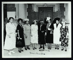 Dr. Mallory, Dr. Bethune and other unidentified women, New Orleans,1949