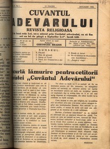 Buletinul Bisericii lui Dumnezeu Apostolice Penticostale