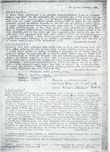 Circular letter for February 1980
