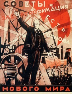 Sovety i elektrofikatsiia est' osnova novogo mira