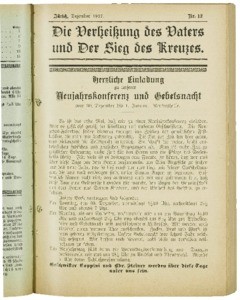 Die Verheissung des Vaters und der Sieg des Kreuzes, 1917, nr. 12