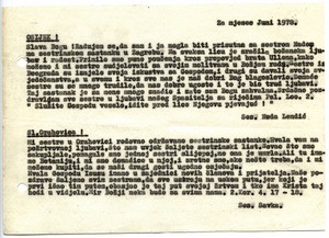 Circular letter for June 1978