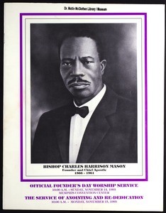 86th Annual Holy Convocation of the Church of God in Christ, Founder's Day Worship Service