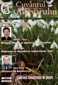 Buletinul Cultului Penticostal - Biserica lui Dumnezeu Apostolica